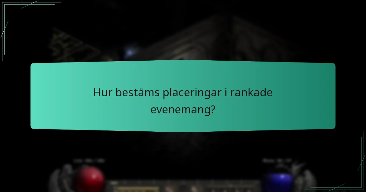Hur deltar jag i rankade evenemang?