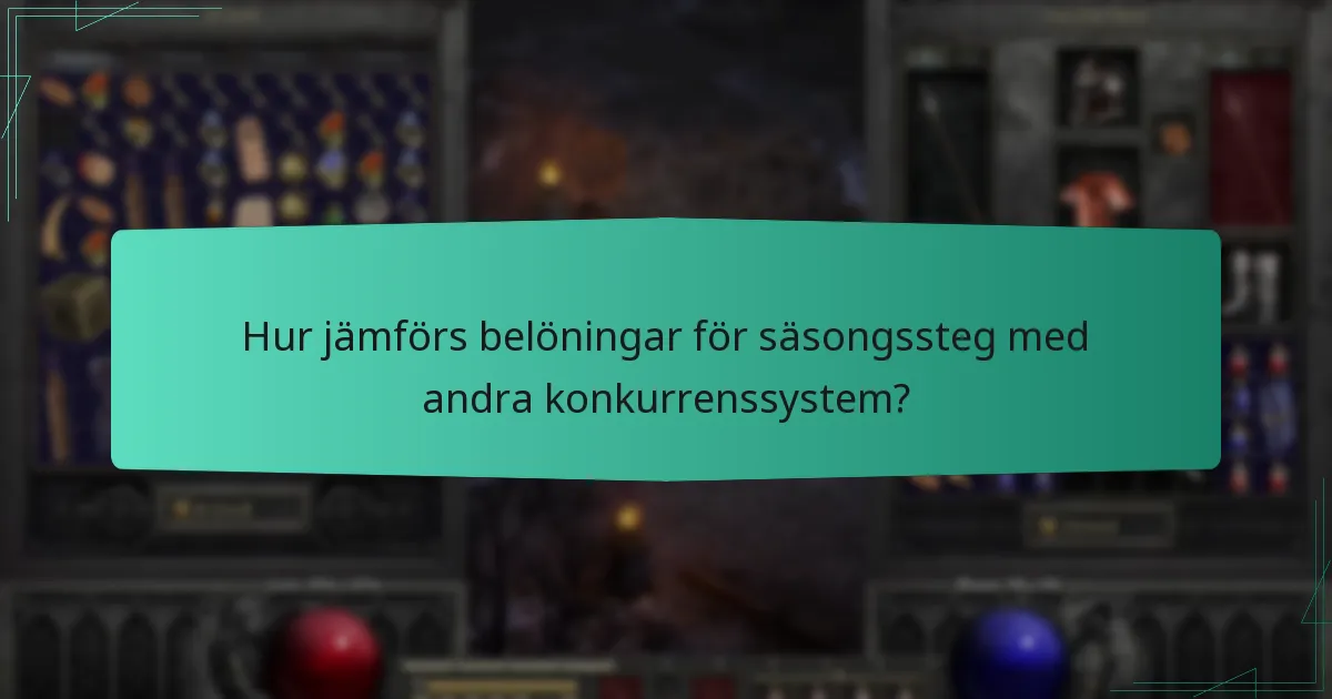 Hur uppnås belöningsbalansering i säsongssteg?