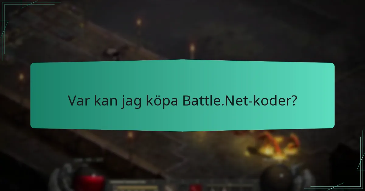 Var kan jag köpa Battle.Net-koder?